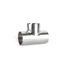 Santhai DIN SMS 3A IDF ISO Sanitary Stainless Steel Food Grade Mirror Polish Matte Weld Clamp Thread Equal Pipe Tee former